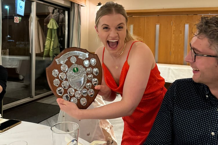 Club handicap champion Ellie Bryan