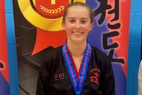 Bordon martial artist Mylee Hedges has been shortlisted for the Young Champion of the Year award