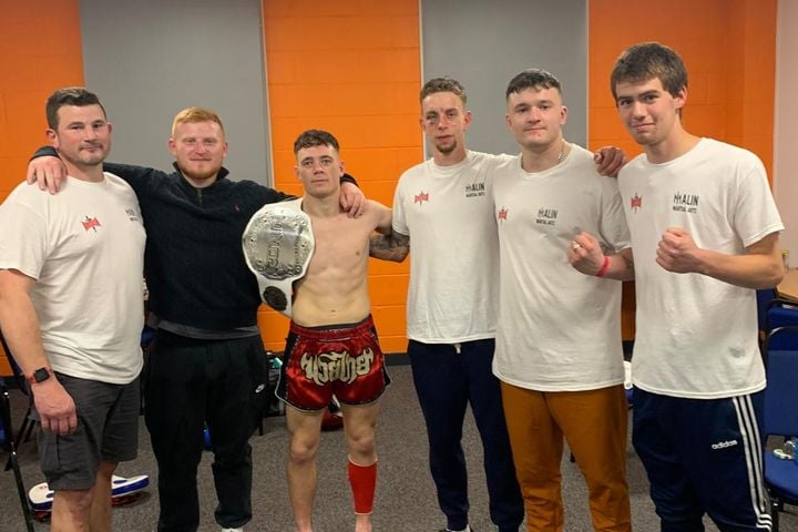 Tony Collucia has won the RFC British Muay Thai Champion title