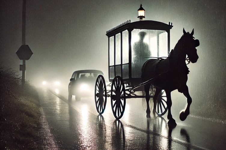 AI Ghost carriage A31 Hogs Back Farnham