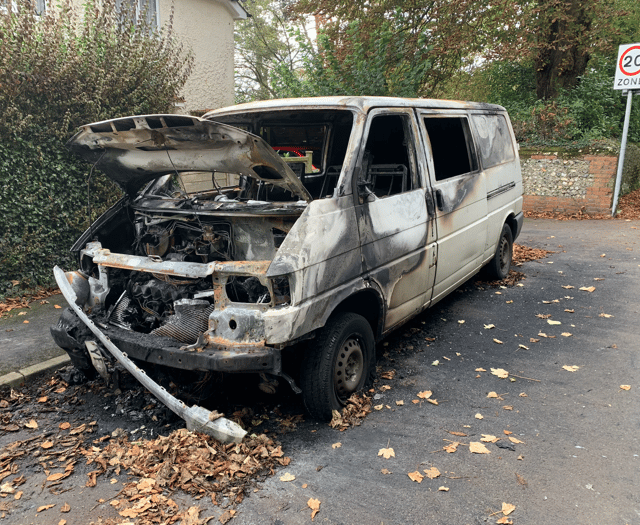 Arson speculation surrounds vehicle fires