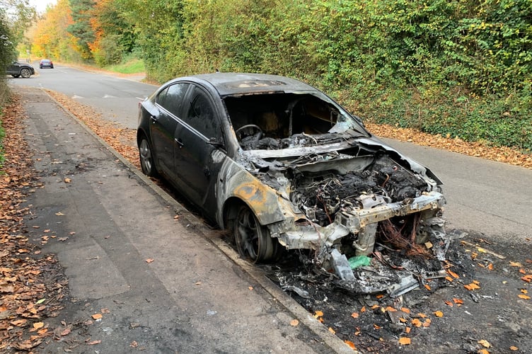 Police are investigating a spate of car fires in Alton.