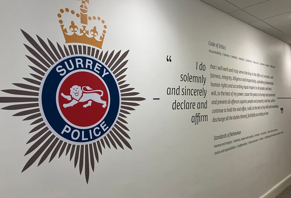 Surrey Police restructure creates east and west divisions