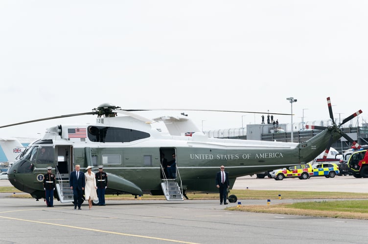 Donald Trump Southampton Airport D-Day