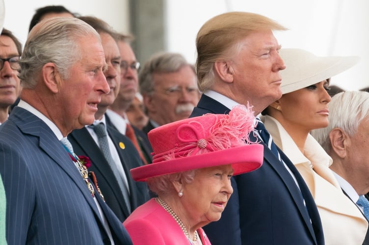 Charles Elizabeth Donald Trump Southsea D-Day