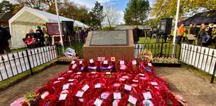 Sun shines on Whitehill & Bordon Remembrance service 