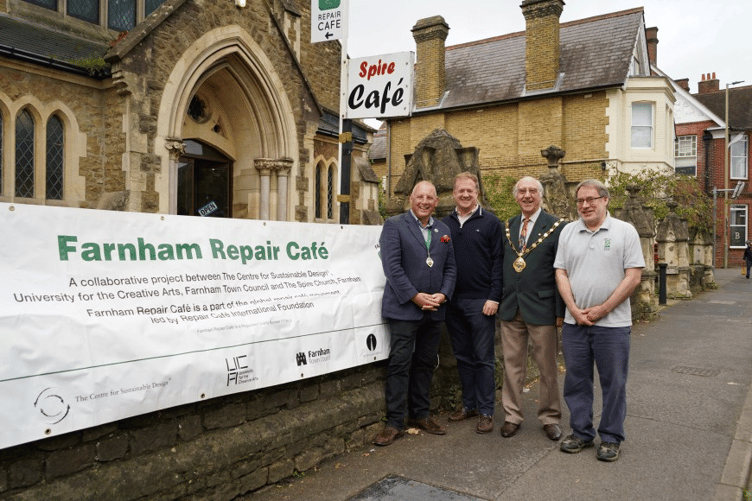 Farnham Repair Cafe Kings Award 100th session