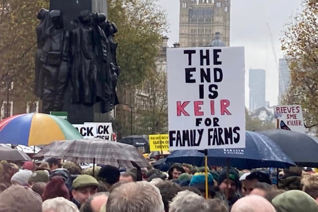 Surrey and East Hants farmers rally in London against 'tractor tax'