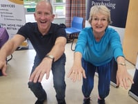 Eddie the Eagle soars into Horndean 