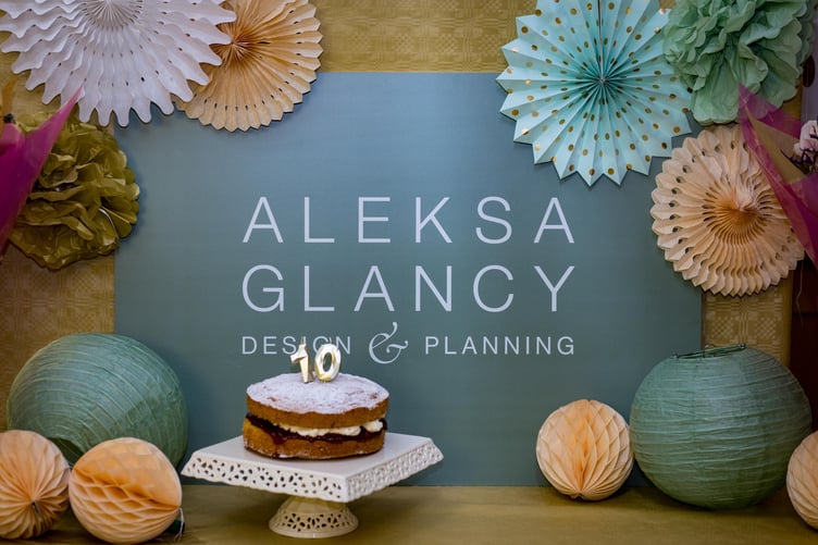 Aleksa Glancy 10 year anniversary - Design & Planning