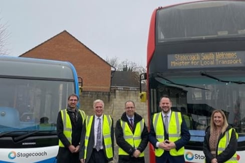 Local Transport Minister visits Aldershot