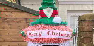 Gnome brings festive cheer – and charity – to Haslemere High Street