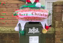 Gnome brings festive cheer – and charity – to Haslemere High Street