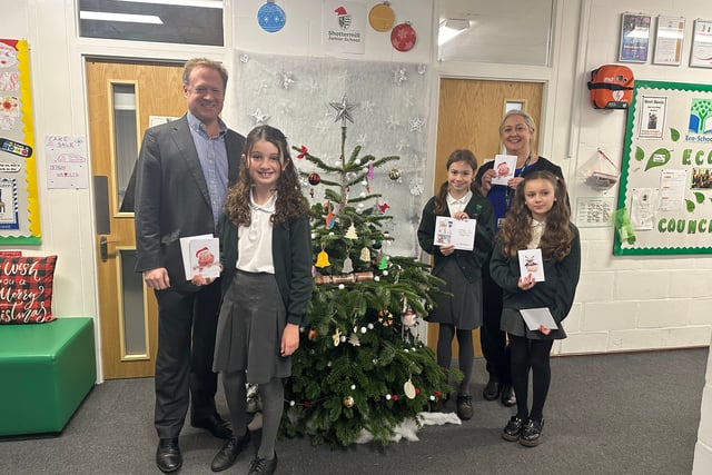 Card sent from Shottermill to Buckingham Palace