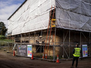 Historic barn restoration underway after £900k donation