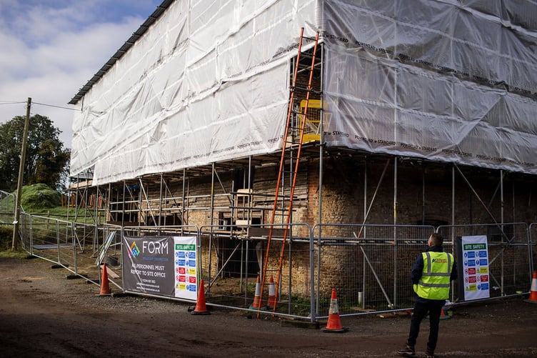 CRT barn restoration project begins