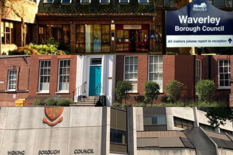 Waverley, Guildford and Woking Borough Council