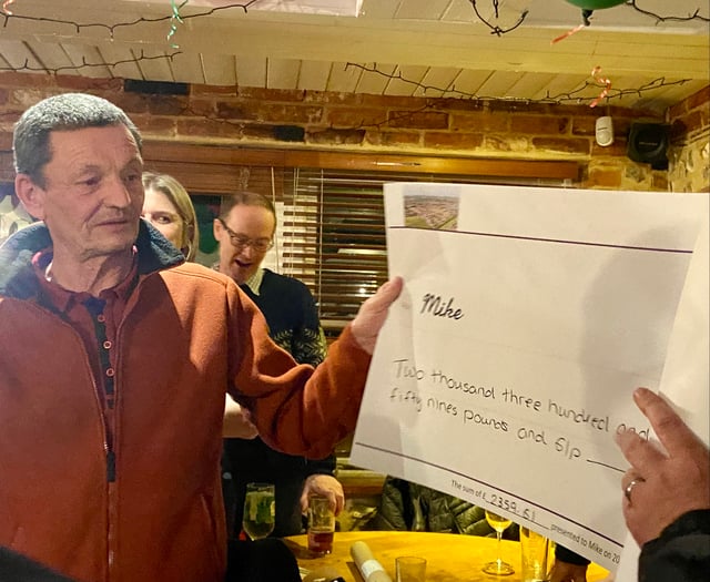 VIDEO: Residents bid a merry farewell to beloved delivery driver 