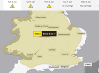 VIDEO: Snow and ice forecast for Surrey and Hampshire over weekend
