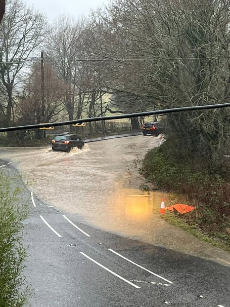 Liphook Road flooding