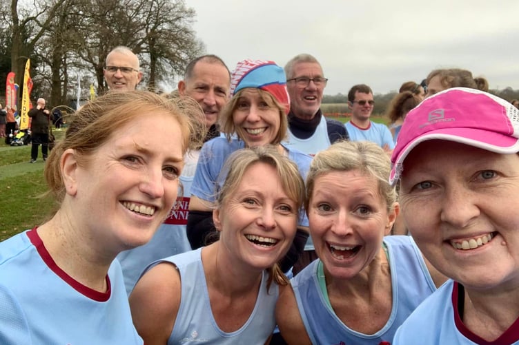 Looking forward to the mud of the Lord Wandsworth Cross Country