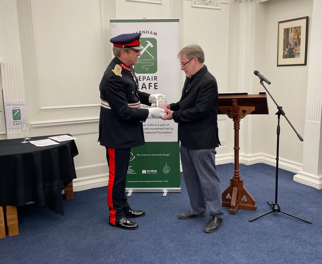 WATCH: Farnham Repair Cafe honoured at King's Award ceremony