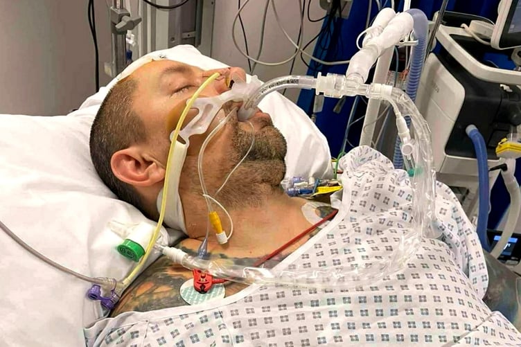 Pawel Koslicki, 45, in hospital. A dad-of-two has been left with a brain injury and several broken bones after a huge motorcycle accident- which shut down part of the motorway for over six hours. Release date January 14, 2025. Pawel Koslicki, 45, sustained critical injuries during the crash on the M25 near Junction 15 for the M4 on November 17. The accident, involving a red Yamaha motorcycle and a blue Mercedes S350 AMG, led to Pawel being airlifted to the hospital where he remains in serious condition. Emergency services closed a stretch of the motorway for more than six hours, and Thames Valley Police are appealing for witnesses or anyone with dashcam footage. The dad and avid motorcyclist has been left with a brain injury, multiple broken bones, and internal damage to his kidney, liver, and lung. He currently cannot move his right arm, eat or drink unaided, and struggles with memory issues. His best friend of ten years, Lukasz Dabrowski, 41, who lives in Havant, Hampshire, says Pawels condition is improving, but that he may never fully recover.