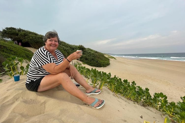 Judy on her backpacking travels. Meet the widow who embarked on a £10k solo backpacking trip after losing her husband and mum in three months. Judy Condie, 63, lost her husband, Richard, of 44 years after an eight-year battle with cancer after losing her mum, Mary, just months earlier - leaving her feeling "empty". Her eight-year-old dog Jet died too and faced with her first harsh English winter alone she used her savings and booked a five-month trip to Australia and New Zealand in a bid to cope with her grief. Judy made the plan to go abroad when she found out Richard's cancer was terminal and says she "couldn't just wait for him to pass away and wonder what to do after". 