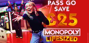 Roll into 2025 with our reader discount for Monopoly Lifesized