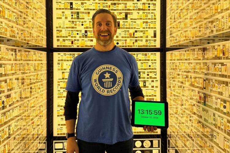 Ben Melham, who now holds the Guinness World Record for the most museums visited in 24 hours, visiting 42 in one day. Release date January 28 2025. A dad has bagged a world record after visiting an incredible 42 museums across London in just one day - using a kick scooter. Ben Melham, 42, now holds the Guinness World Record for the most museums visited in 24 hours - after being challenged by his children.  The dad-of-two, from London, smashed the previous record of 33 set by Sujoy Kumar Mitra and Swaroop Dawrani in India. Ben says that breaking the record took a lot of planning as he had to meticulously map out his route - considering opening hours, travel times and the record guidelines. He travelled between locations using a kick scooter to speed up his journeys. Ben bgean his attempt at 9:03am on October 25 last year, at the Museum of the Royal Pharmaceutical Society.