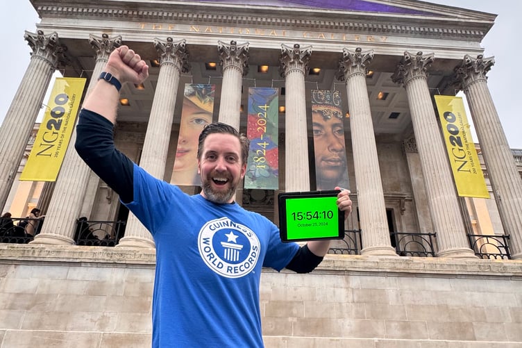 Ben Melham Ð who now holds the Guinness World Record for the most museums visited in 24 hours, visiting 42 in one day. Release date January 28 2025. A dad has bagged a world record after visiting an incredible 42 museums across London in just one day - using a kick scooter. Ben Melham, 42, now holds the Guinness World Record for the most museums visited in 24 hours - after being challenged by his children.  The dad-of-two, from London, smashed the previous record of 33 set by Sujoy Kumar Mitra and Swaroop Dawrani in India. Ben says that breaking the record took a lot of planning as he had to meticulously map out his route - considering opening hours, travel times and the record guidelines. He travelled between locations using a kick scooter to speed up his journeys. Ben bgean his attempt at 9:03am on October 25 last year, at the Museum of the Royal Pharmaceutical Society.