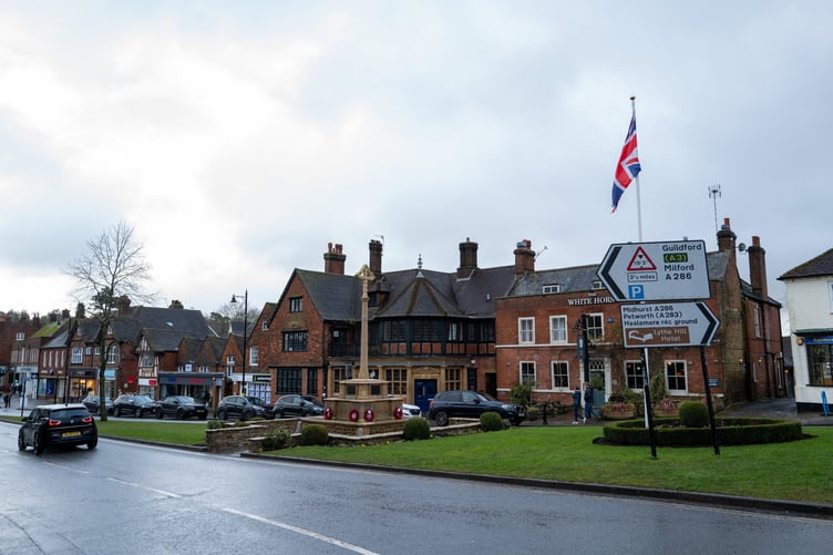 General views of Haslemere, that has seen a raise in shop lifting and shop thefts, Haslemere, Surrey, 23rd January 2025 . Photo released January 27 2025. Fed up business owners in a market town have launched a vigilante WhatsApp group - after a rise in "well-off middle-aged" shoplifters. Traders in Haslemere, Surrey say shoplifting has gotten so bad in recent months that messages are sent in the messaging group "every single day". Shop owners let each other know if they have been stolen from and share CCTV footage of criminals to look out for - with members aware of a few repeat perpetrators. They say the problem has been exacerbated by a "lack of police presence" in the town and insist that it is not linked to the cost of living crisis.