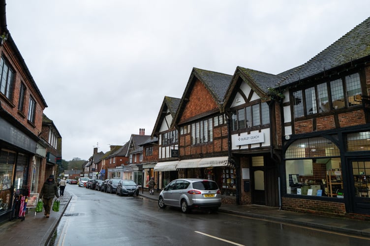 General views of Haslemere, that has seen a raise in shop lifting and shop thefts, Haslemere, Surrey, 23rd January 2025 . Photo released January 27 2025. Fed up business owners in a market town have launched a vigilante WhatsApp group - after a rise in "well-off middle-aged" shoplifters. Traders in Haslemere, Surrey say shoplifting has gotten so bad in recent months that messages are sent in the messaging group "every single day". Shop owners let each other know if they have been stolen from and share CCTV footage of criminals to look out for - with members aware of a few repeat perpetrators. They say the problem has been exacerbated by a "lack of police presence" in the town and insist that it is not linked to the cost of living crisis.