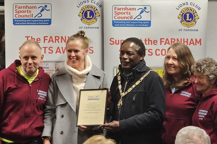 Some of the Smug Club members with their award