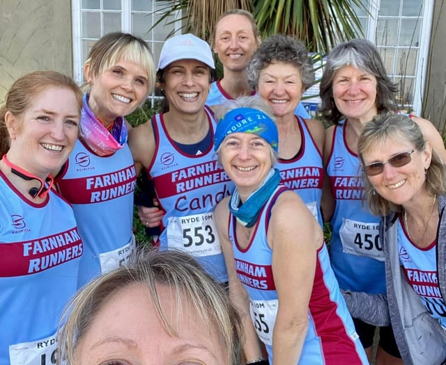 Farnham Runners impress at Ryde ten-mile race and win awards