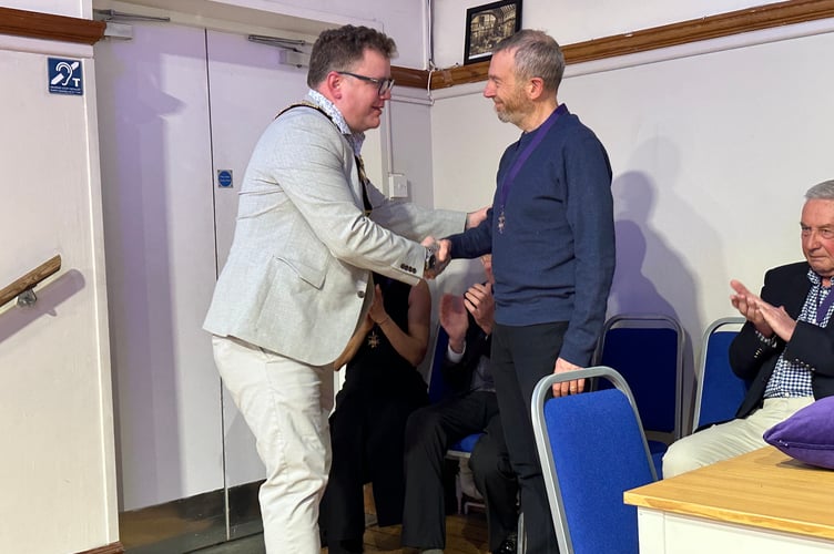 Adrian Stent was acknowledged for his work with the Haslemere Players, Haslemere Thespians, and Imagine That Productions