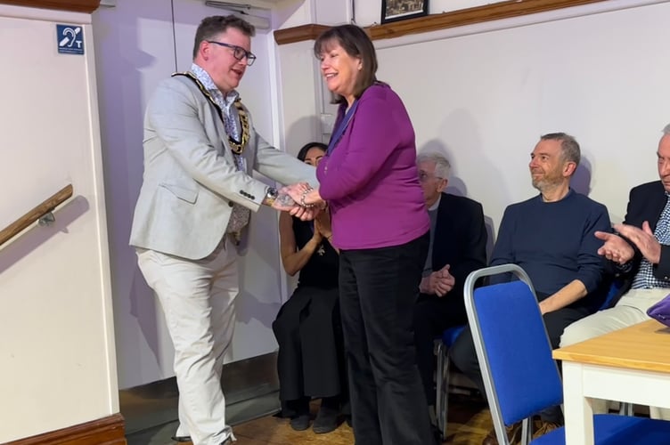 Debbie Bowyer was recognised for her tireless support of local organisations
