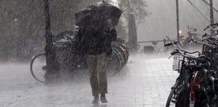Heavy rain persists with moderate showers tomorrow
