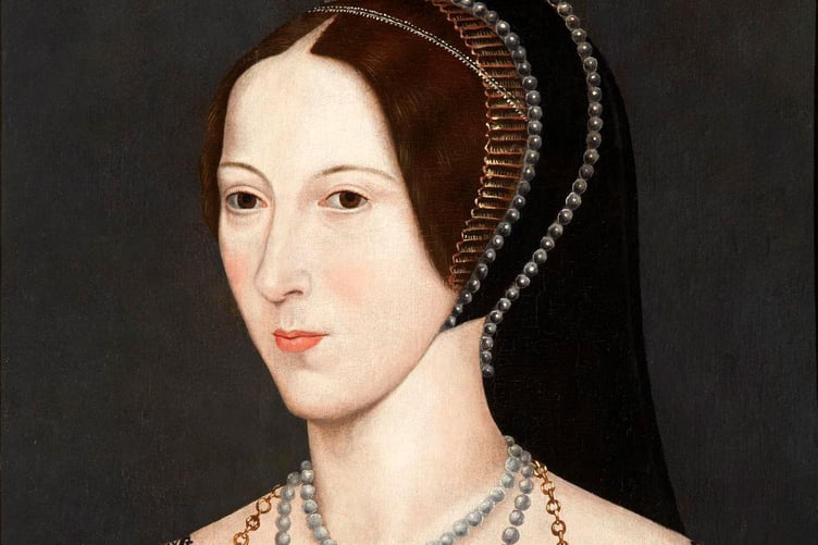 Anne Boleyn, the second wife of King Henry VIII.