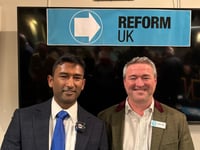 Reform UK party hosts event at former Conservative Club in Farnham
