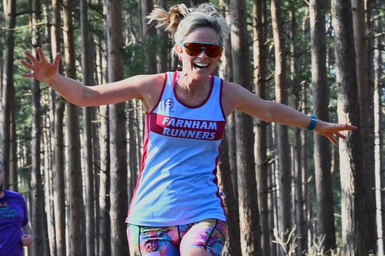 Gemma Whitehouse takes off