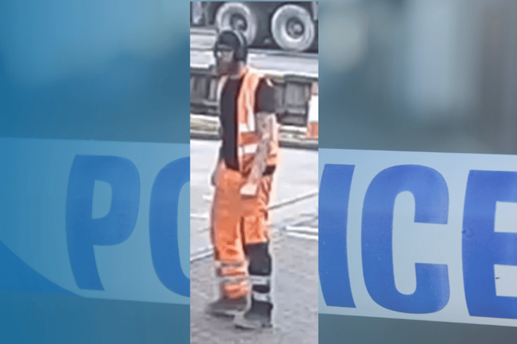 Police are seeking this man in connection with an assault in Farnham.