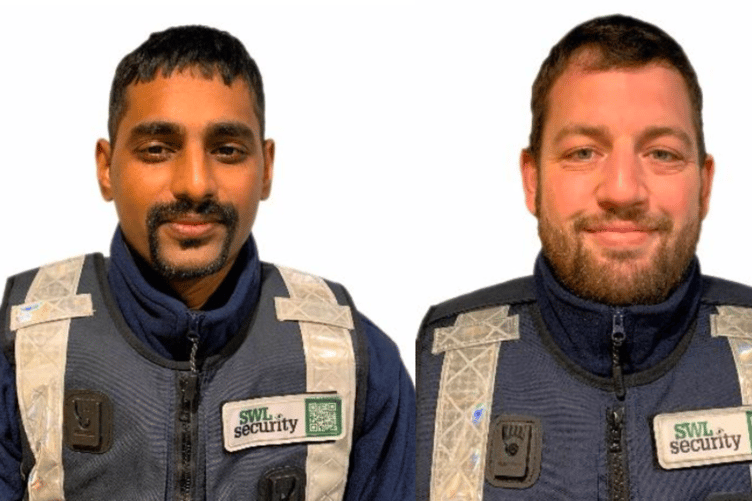 Farnham town rangers Harry and Billy.