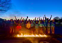 WATCH: Trailblazers walk on fire to support FitzRoy charity