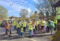 Liphook volunteers spring into action to clean up town