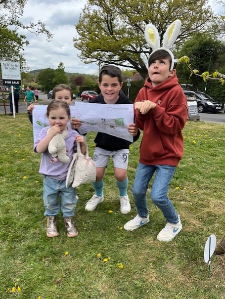 Children went hopping mad for the Fernhurst Hub's 21st Easter Egg Hunt