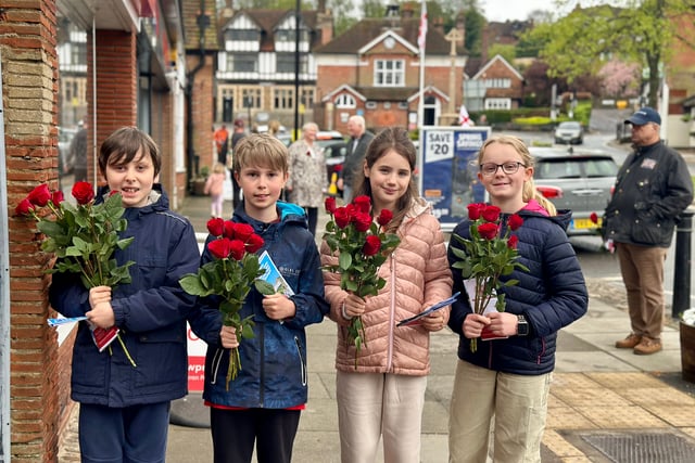 Pupils help bring St George’s Day to life in London and Haslemere