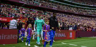 WATCH: Farnham pupil leads Crystal Palace onto Wembley pitch