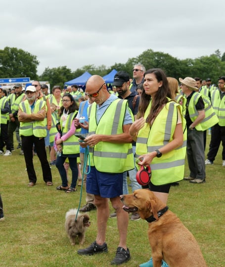 Beacon of peace walk in Tilford 2024