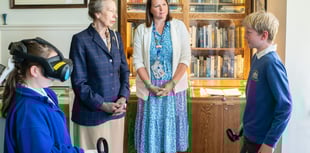 Selborne welcomes royalty as Princess Anne given Antarctic lesson